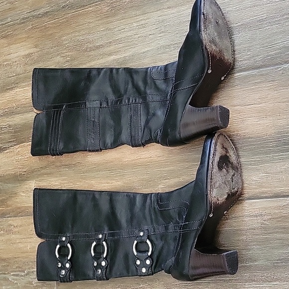 Gorgeous Frye ‘FIONA 3 strap’ leather boots - Picture 4 of 11